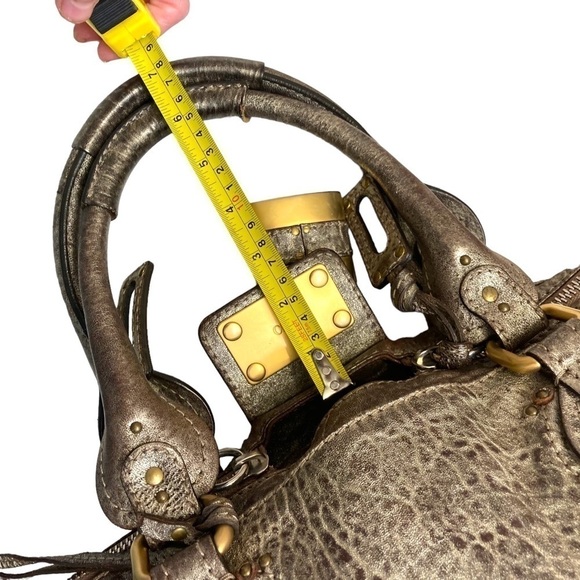 Chloe brown metallic paddington satchel bag rare - Picture 7 of 16